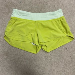 Lululemon Speed Short - Clear Mint
